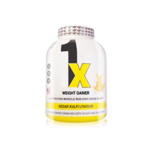 1X Weight Gainer - High Protein Muscle Building Formula (Kesar Kulfi Flavor)