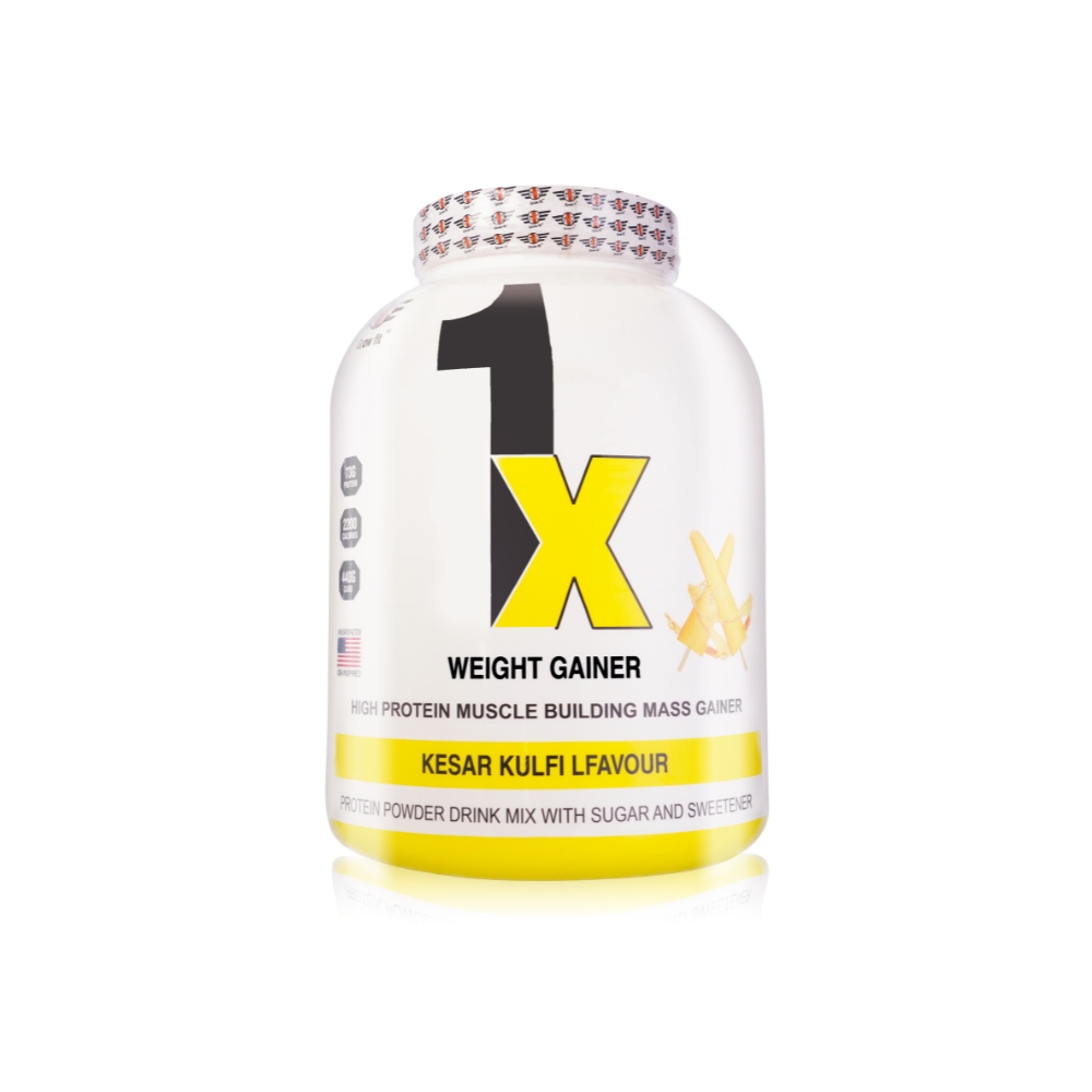 1X Weight Gainer – High Protein Muscle Building Formula (Kesar Kulfi Flavor)