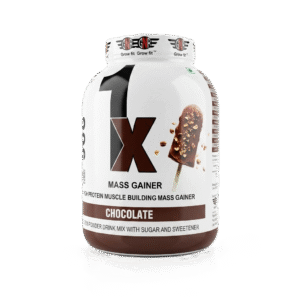 1X Mass Gainer - High Protein Muscle Building Mass Gainer (Chocolate Flavor)