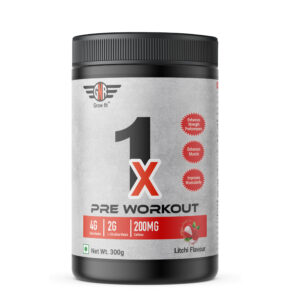 GNR Grow Fit 1X Pre-Workout - Litchi Flavour